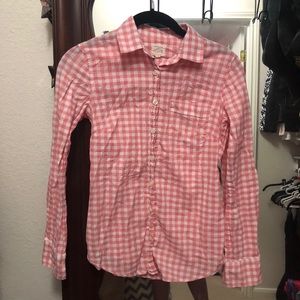 J. Crew Gingham button-up shirt in signature fit